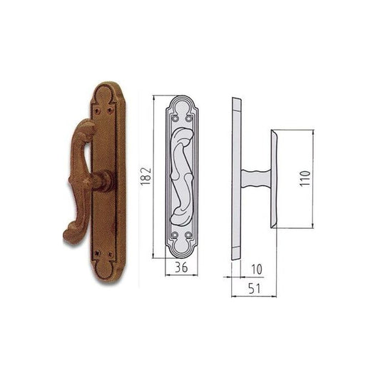 Ghidini 290406000 Cremonese Ottone Brunato Barocco P.a.ez