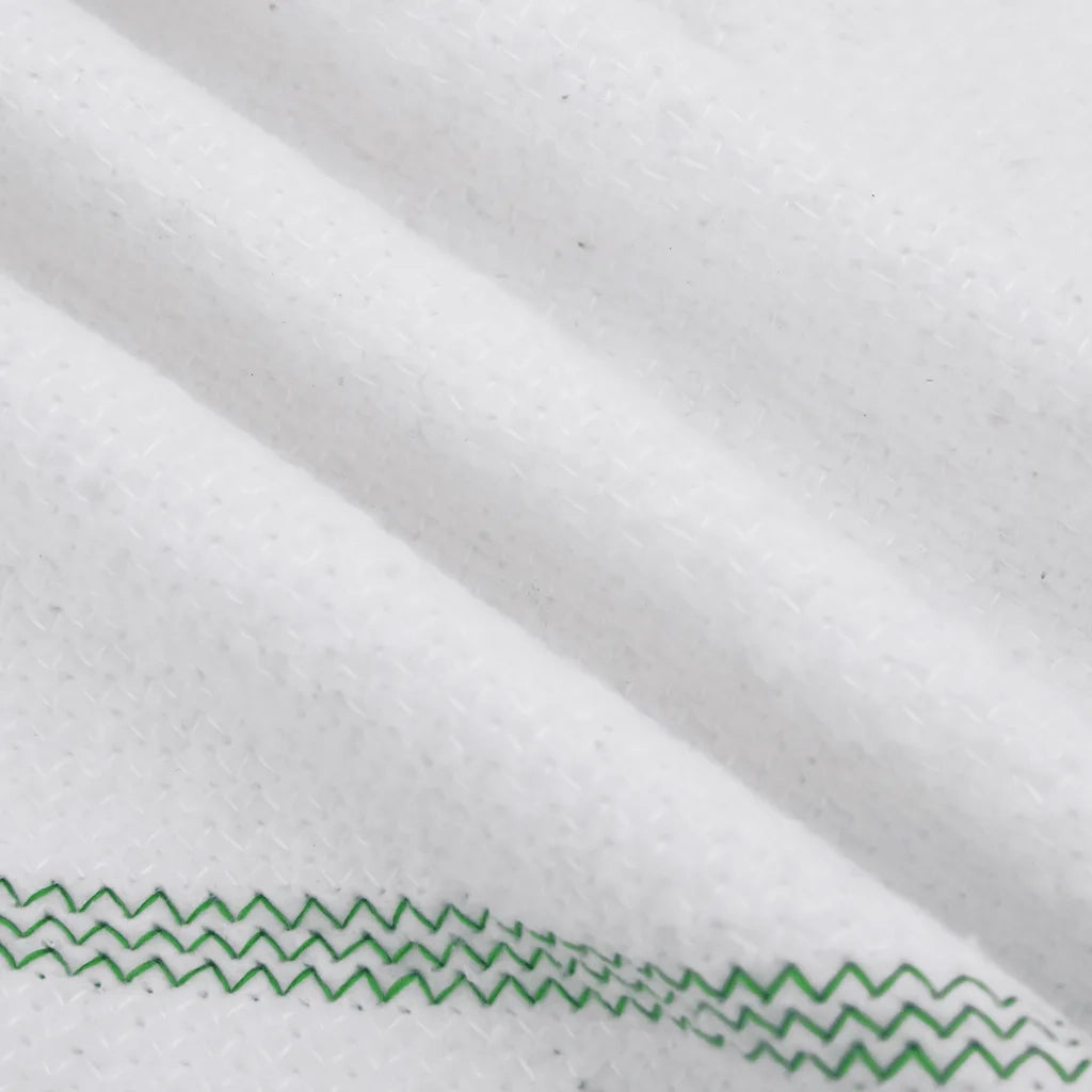 Panni per la Pulizia 5pz Righe Bianche e Verdi 50x60 cm 4014090