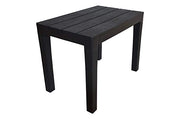 PANCHINA/TAVOLO DOPPIAFUNZIONE TIMOR IN POLIPROPILENE DA ESTERNO ANTRACITE 60 X 38 X 45 CM