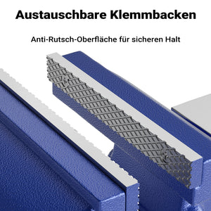 Morsa da banco Light Duty 100mm con incudine e ganascia di serraggio per sollecitazioni leggere