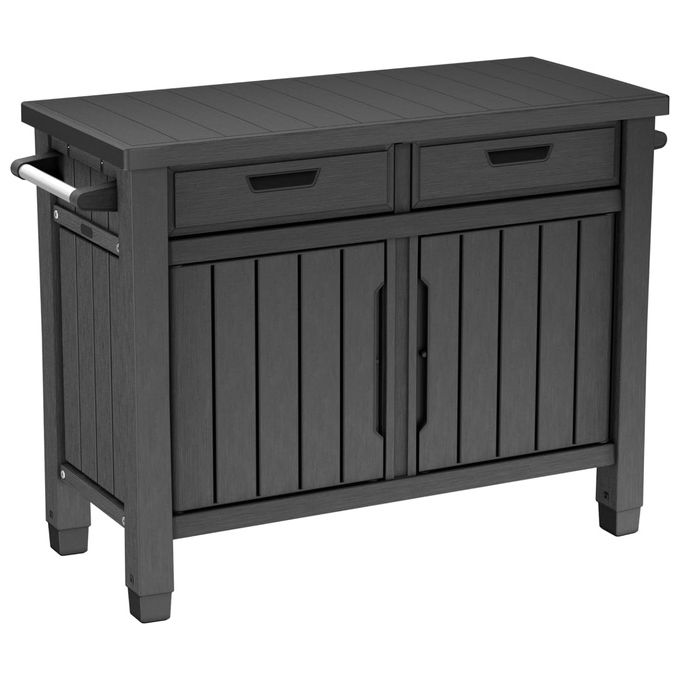 Keter Mobiletto da Esterno Unity XL con Cassetti Grafite Ecom Pack