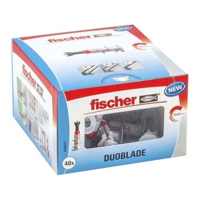 Fischer DUOBLADE 40 pz Kit di viti e tasselli a muro 44 mm