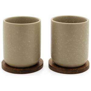 Bredemeijer Umea loam tazza Grigio Tè 2 pz