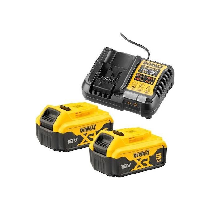 DeWALT DCB1104P2-QW batteria e caricabatteria per utensili elettrici Set batteria e caricabatterie