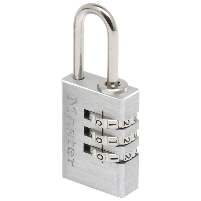 MASTER LOCK 7620EURD lucchetto per bagaglio Lucchetto a combinazione per bagagli Alluminio