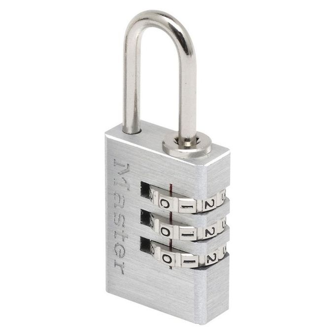 MASTER LOCK 7620EURD lucchetto per bagaglio Lucchetto a combinazione per bagagli Alluminio