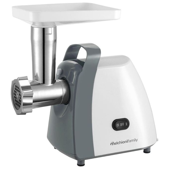 Melchioni 118420214 tritacarne 250 W Grigio, Acciaio inox, Bianco