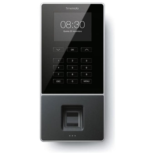 Safescan 125-0586 macchina per scheda temporale Nero Impronta digitale, Password, Smart card AC TFT Collegamento ethernet LAN