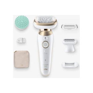 Braun Silk-épil 9 Flex 9-071 3D 40 pinzette Oro, Bianco