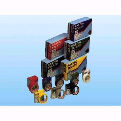 Nastro adesivo telati cm.3,8x2,7 mt - Colore bianco Conf. 8 Pz