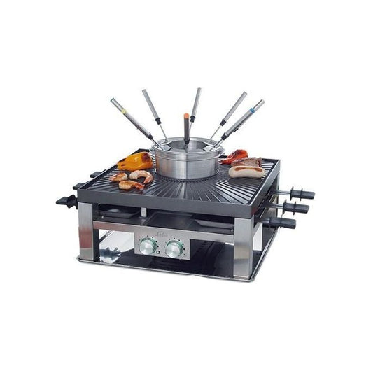 Solis Combi Grill 3 in 1 griglia per raclette 8 persona(e) Acciaio inossidabile