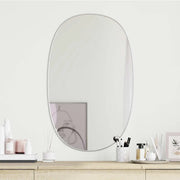 Specchio da Parete Argento 80x50 cm cod mxl 67743