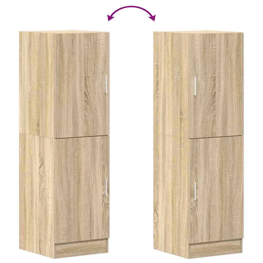 Mobile da cucina-Armadio da cucina Rovere Sonoma 38x41,5x131,5 cm Legno