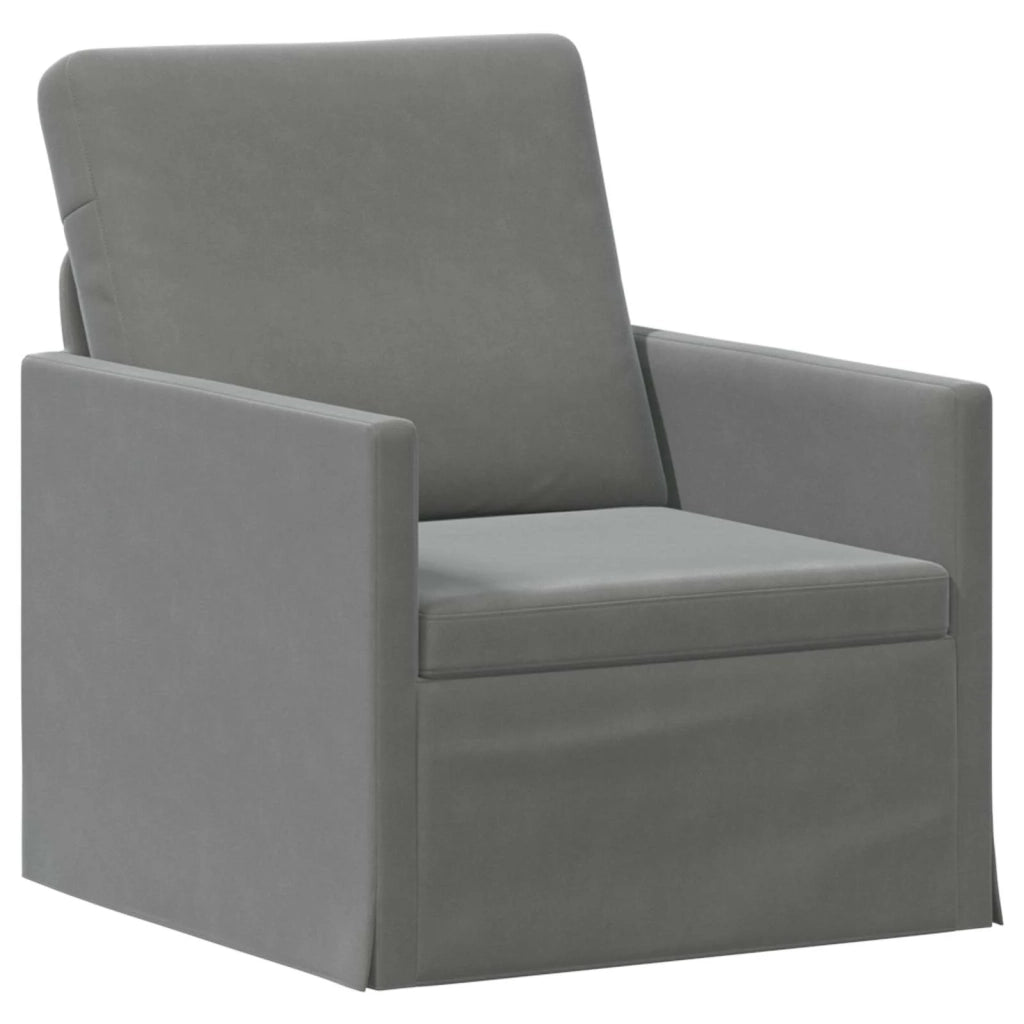 Set di divani 2 pcs Grigio Scuro Velluto (V) 3433204