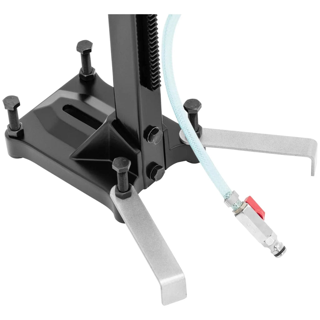 Carotatrice diamantata a secco portatile per calcestruzzo con supporto 3200 watt 750 giri/min alluminio acciaio nero 14_0008542
