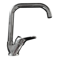 Rubinetto miscelatore cucina canna squadrata a ponte