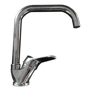 Rubinetto miscelatore cucina canna squadrata a ponte