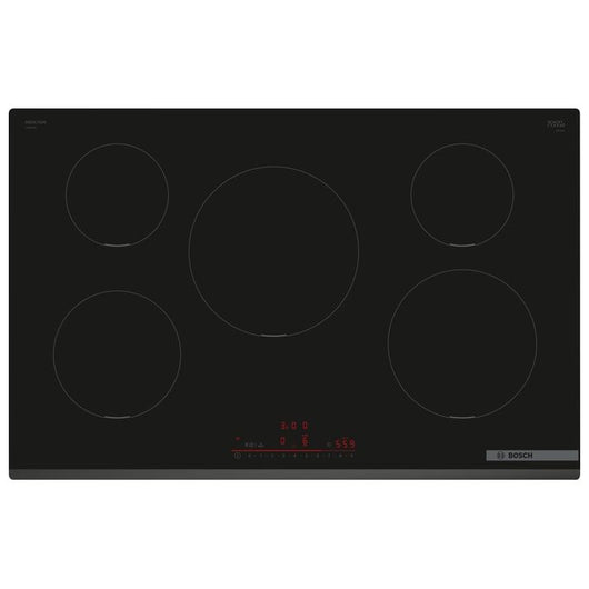 Bosch Serie 6 PIV831HB1E Piano cottura a induzione 80 cm Nero, senza profili
