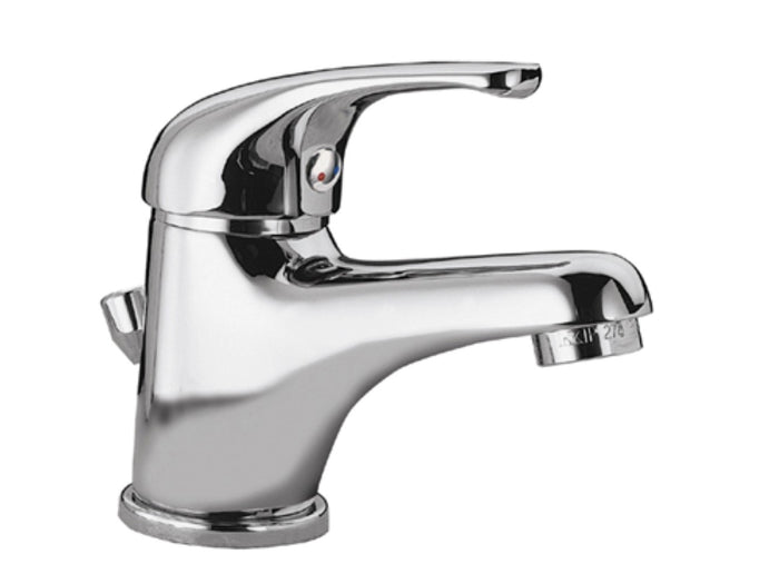 Rubinetto economico per lavabo con scarico in ottone serie 35