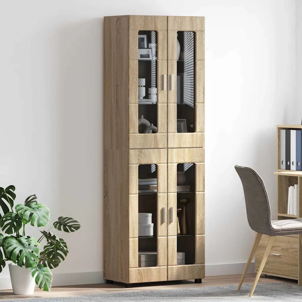 Credenza con lo scaffale FLORIN Rovere Sonoma 60 x 35 x 182 cm