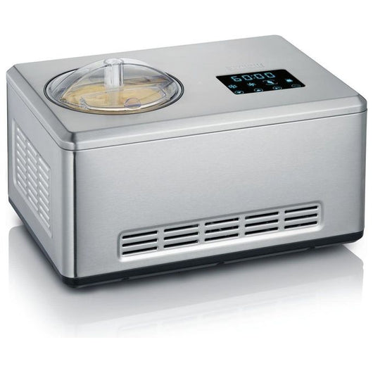 Severin EZ 7406 macchina per gelato Gelatiera compressore 2 L 180 W Acciaio inossidabile