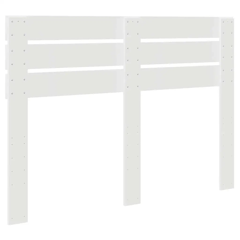 Testiera-Testata-Testiera Decorativa Bianco 160 cm Legno multistrato 487388