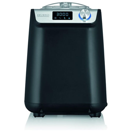 Severin EZ 7407 macchina per gelato 1,2 L 135 W Nero, Acciaio inossidabile