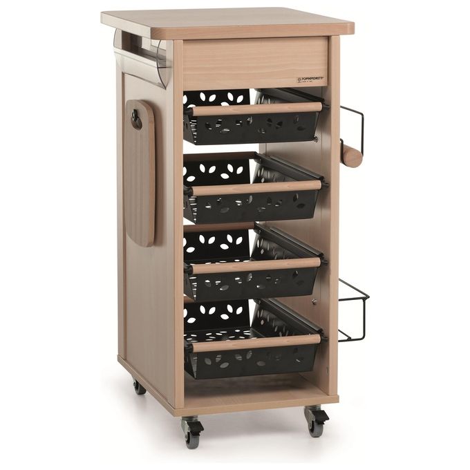 Foppapedretti Bistrot Metallo Truciolato, Legno Legno naturale