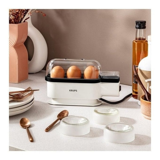 Krups EG2341 Pentolino per uova 3 uovo/uova 300 W Nero, Bianco