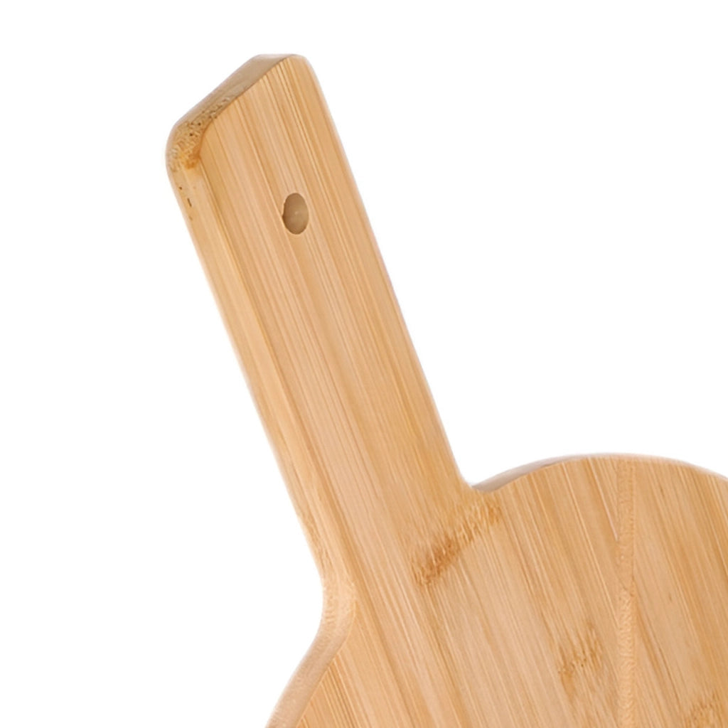 Vassoio per pizza in bambù con tagliere Pizza Bois Inox Taglio Preciso Marrone chiaro Cheffinger