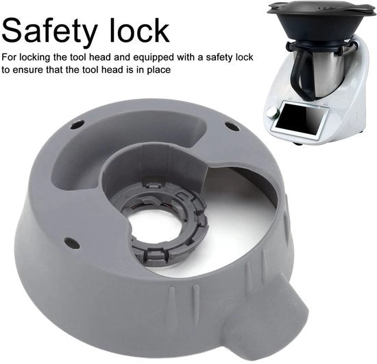Accessori per frullatore - Capo - Fermo vaso - Chiave a anello - Blocco sicuro - Materiale PP - Sostituzione per TM5/TM6 - Parte di ricambio per frullatore Thermomix