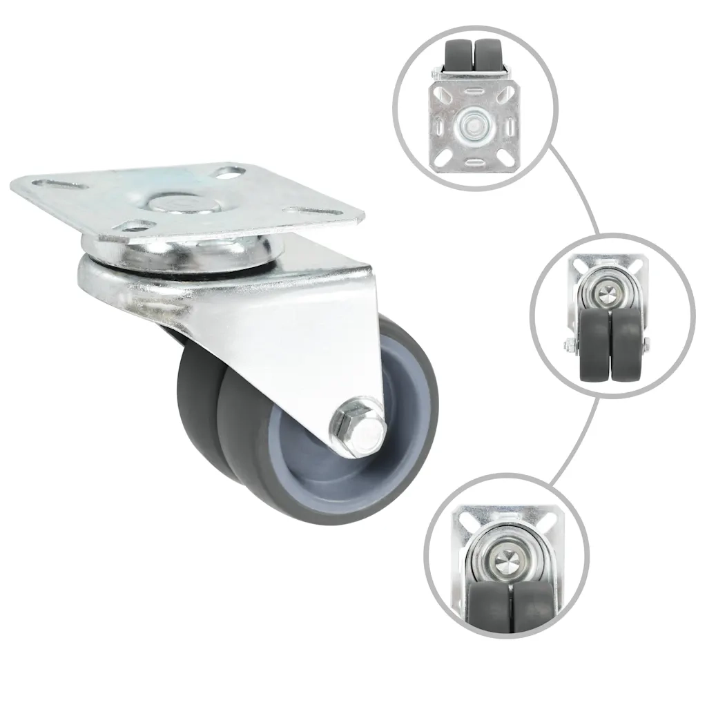 Ruote Girevoli Gemellate 32 pz 50 mm 277920