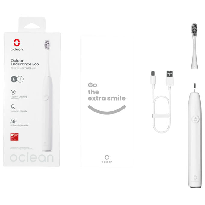 Oclean Endurance Eco Spazzolino Elettrico Bianco