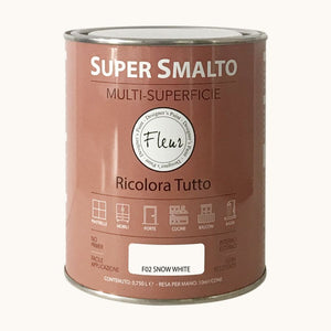 FLEUR SUPER SMALTO MULTI-SUPERFICIE 750ML F02 SNOW WHITE