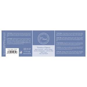 VERNICE FINALE TRASPARENTE OPACA FLEUR 330 ML