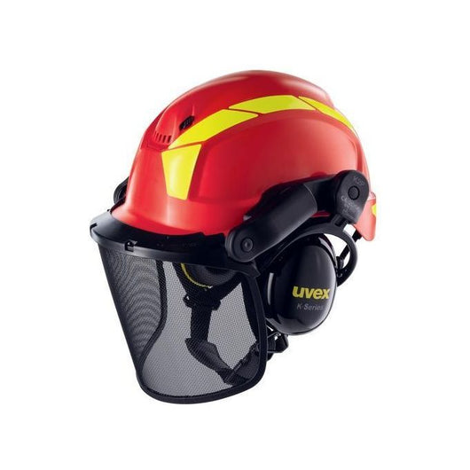 Uvex 9774238 casco di sicurezza Polietilene ad alta intensità Rosso, Giallo