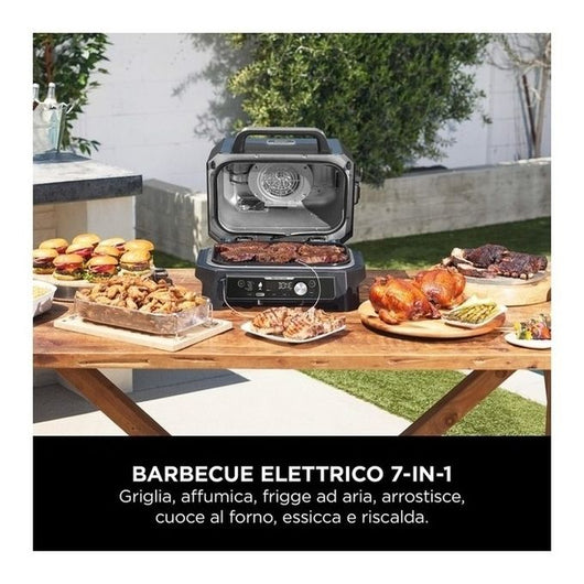 Ninja Barbecue elettrico e Affumicatore Woodfire Pro Connect XL OG901EU
