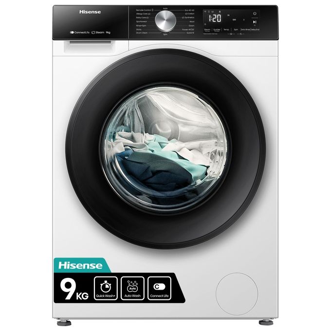 Hisense WF3S9043BW3 lavatrice Caricamento frontale 9 kg 1400 Giri/min Bianco