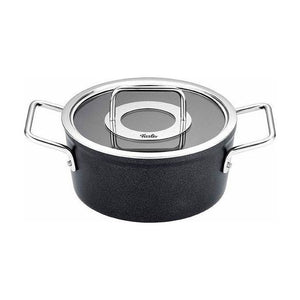 Fissler Adamant 4,9 L Nero, Acciaio inox