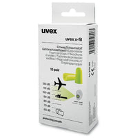 Uvex 2112133 tappo per orecchie Tappo auricolare riutilizzabile Verde 15 pz