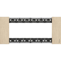 Placca Bticino Living Now 6 moduli colore Oro KA4806ZW