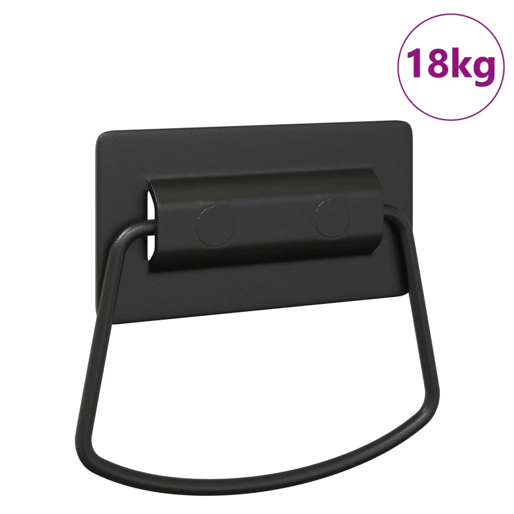 Maniglie per Armadi Nero 85 x 45 mm Metallo
