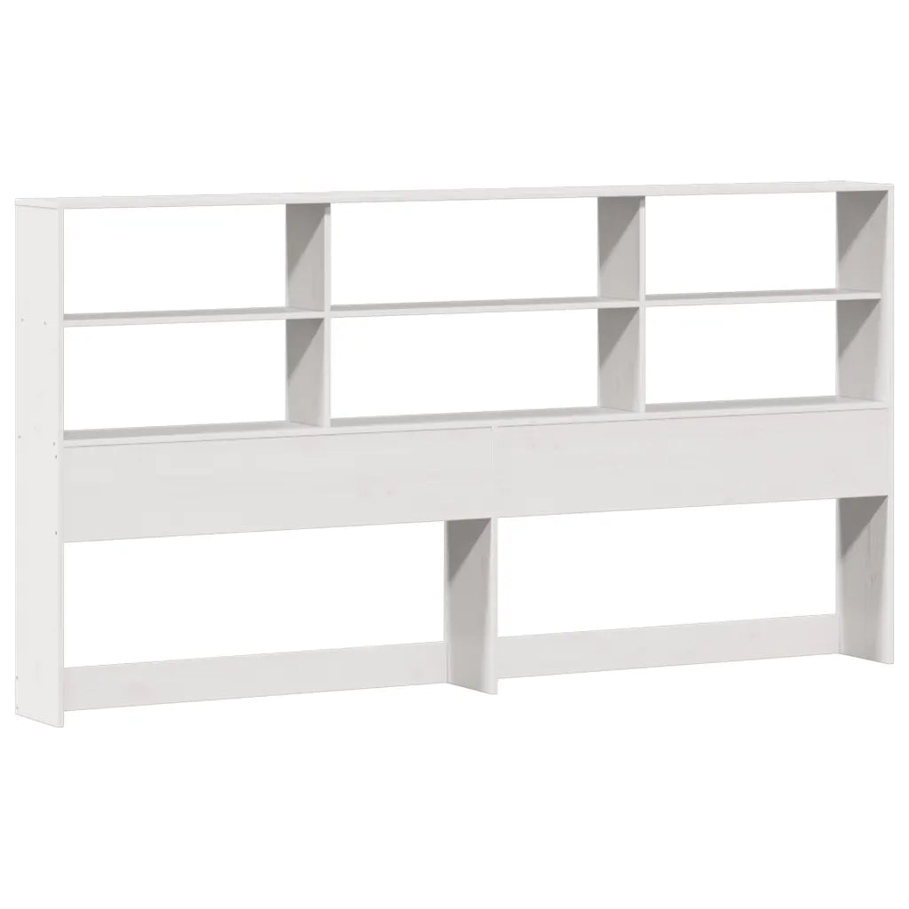 Giroletto con Libreria senza Materasso-Struttura Letto con contenitore 180x200 cm in Legno Pino 247058