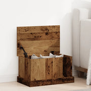 Scatola Portaoggetti Legno Antico 30x50x28 cm Legno Multistrato 857159