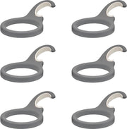 Supporto per tubo di scarico X6 per pianta da 20cm in plastica per spazio all'aperto - tempo di utilizzo con carbone di legno
