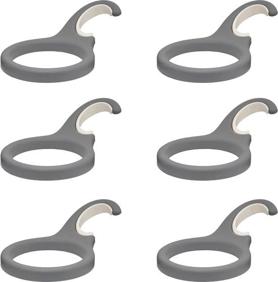 Supporto per tubo di scarico X6 per pianta da 20cm in plastica per spazio all'aperto - tempo di utilizzo con carbone di legno