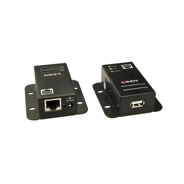 Lindy 42680 moltiplicatore di rete ricevitore e trasmettitore di rete nero - LINDY42680