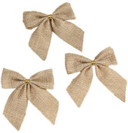 Decorazioni per albero di Natale a forma di luce - 10 pezzi - Lint decorativo - Decorazioni per albero di Natale - Lint decorativo - Polyester - Dimensioni 7 cm x 7,5 cm