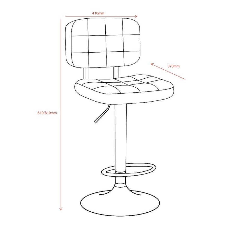 Sgabello Mavi ecopelle marrone e base nera: Stile, Comfort e Funzionalità per i tuoi spazi