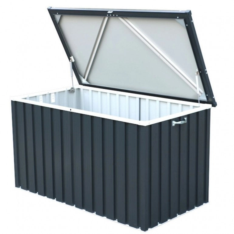 Baule Porta Attrezzi in Metallo 585 litri antracite Duramax